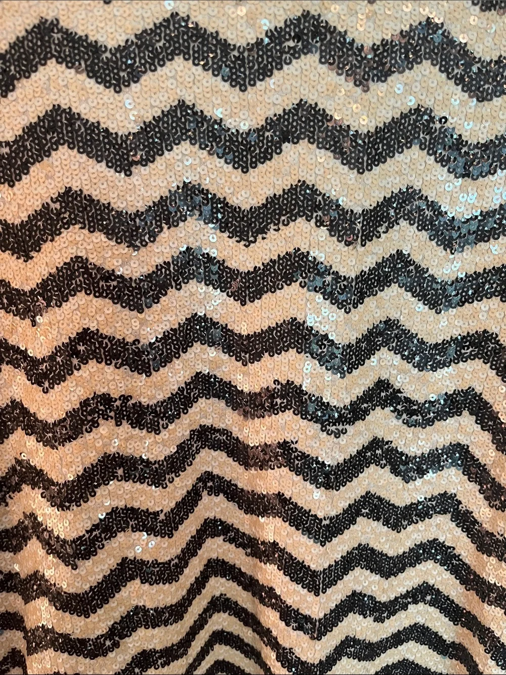 J. Crew Sequin Chevron Top